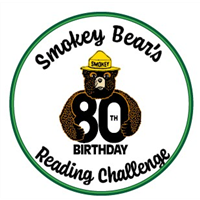 Smokey the Bear Mission Badge Badge